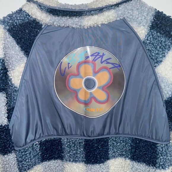 CBIANA blue and white fleece Full Zip Jacket - Picture 5 of 13